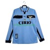 Billige Fotballdrakter SS SS Lazio 1999 Retro Hjemmedraktsett 1998 Langermet